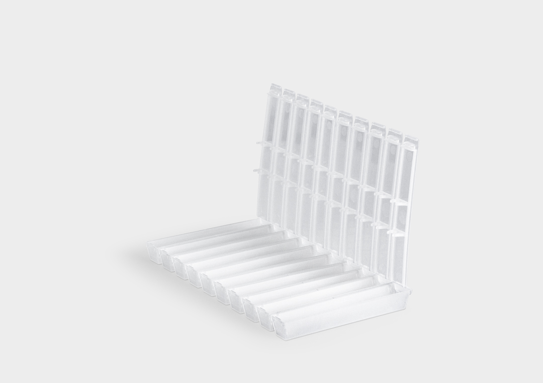 Packaging solution SlimPack SplitPack: a multiple packaging system with individual detachable units.